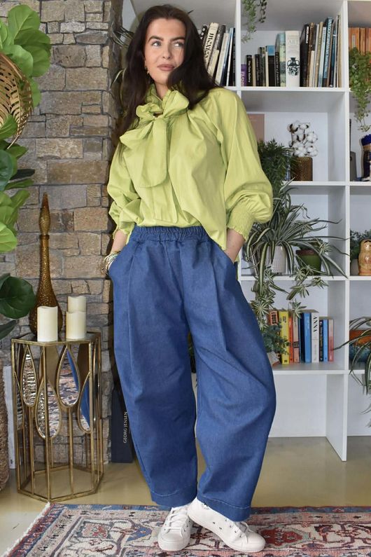 Paloma Poet Blouse Kiwi